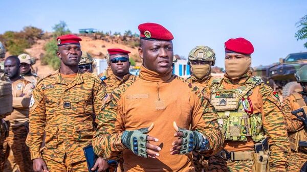 Burkina Faso's leader Ibrahim Traore in the Barsalogho city. December 10, 2024 - Sputnik Africa