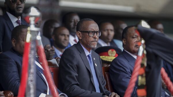 Rwanda's President Paul Kagame attends the swearing-in ceremony for Kenya's new president William Ruto, at Kasarani stadium in Nairobi, Kenya Tuesday, Sept. 13, 2022.  - Sputnik Africa