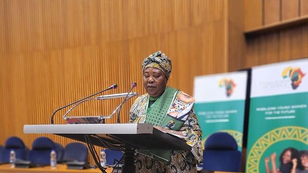 The president of the Pan African Women’s Organisation (PAWO), Eunice Ipinge - Sputnik Africa