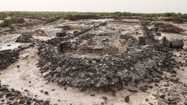 The ruins of what has been identified as the second of two Paleochristian churches built between the first and fifth century A.D. is seen at the ancient port city of Adulis on January 04, 2023 in Adulis, Eritrea.   - Sputnik Africa