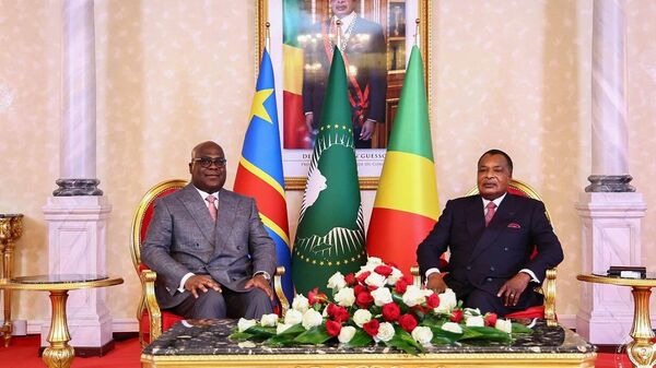 President of the Republic of the Congo Denis Sassou-Nguesso met on December 21 with his counterpart from the Democratic Republic of the Congo (DRC) Felix Chisekedi - Sputnik Africa