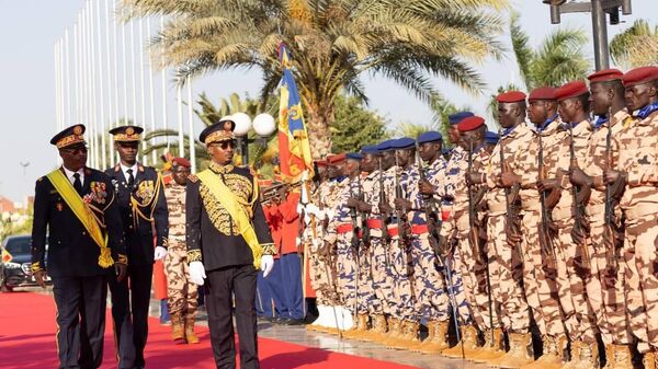 Chad's leader Mahamat Idriss Deby Itno promoted to marshal in an official ceremony - Sputnik Africa