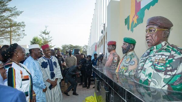 Malian Prime Minister attends the ceremony officially renaming streets and monuments, Bamako, December 24, 2024. - Sputnik Africa