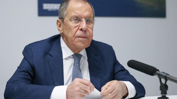 Russian Foreign Minister Sergey Lavrov Gives Press Conference to Foreign & Russian Journalists - Sputnik Africa