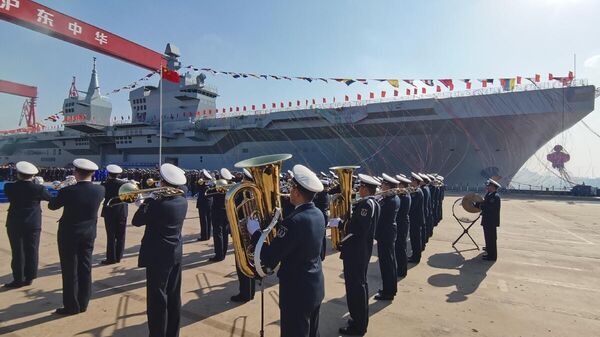 China unveils its largest and most advanced amphibious assault ship in Shanghai, naming it after the southwestern province of Sichuan, December 27, 2024.  - Sputnik Africa