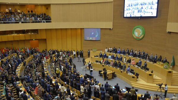 African heads of state attend the 37th Ordinary session of the Assembly of the African Union (AU) Summit at the AU headquarters in Addis Ababa, Ethiopia, on Feb. 17, 2024.  - Sputnik Africa