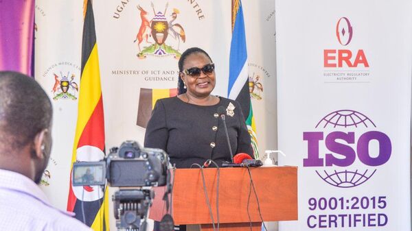 New year’s media briefing on new electricity tariffs and the ministry’s achievements in 2024 and plans for 2025 by Canon Ruth Nankabirwa Ssentamu, Uganda’s minister for energy and mineral development, on January, 2, 2025. - Sputnik Africa