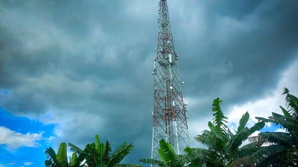 A photo of a telecommunication mast used by network providers in Nigeria - Sputnik Africa