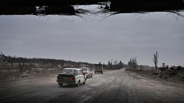 Evacuation of civilians from the liberated areas of the village of Kurakhovo. - Sputnik Africa