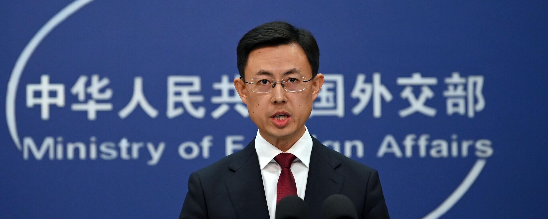 Guo Jiakun, spokesman for the Chinese Foreign Ministry, answers questions from journalists during the daily press conference.  - Sputnik Africa, 1920, 09.01.2025