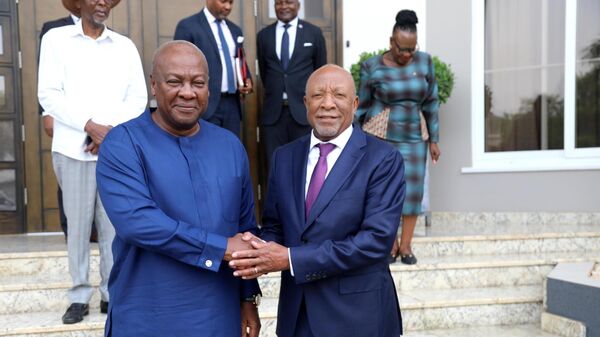 Courtesy Call by President Dr Nangolo Mbumba on His Excellency John Mahama, President of the Republic of Ghana - Sputnik Africa