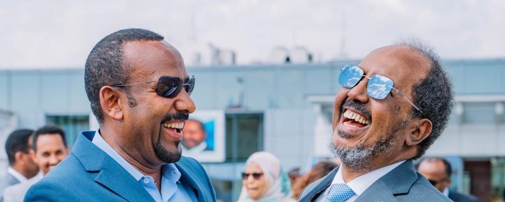 Ethiopian Prime Minister Abiy Ahmed and Somali President Hassan Sheikh Mohamud. - Sputnik Africa, 1920, 12.01.2025