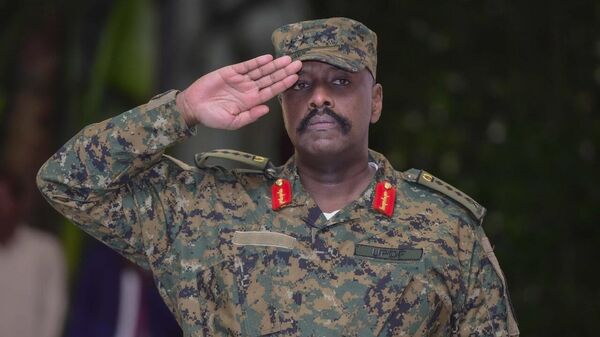 Ugandan military chief General Muhoozi Kainerugaba. - Sputnik Africa