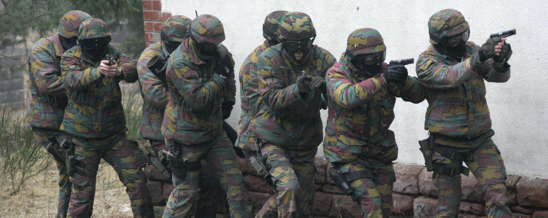 Belgian soldiers during a NATO multi-national military exercise in Bitche, France. - Sputnik Africa, 1920, 14.01.2025