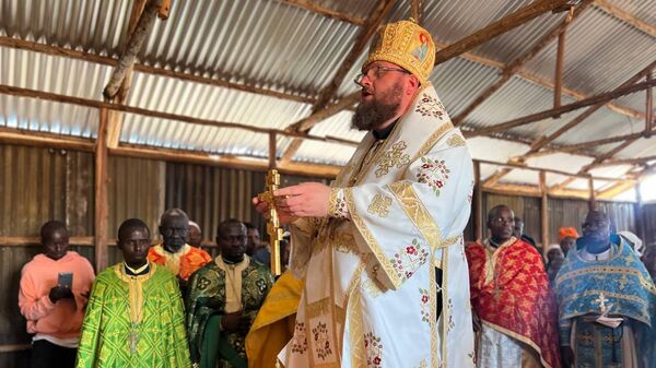 Liturgy and rite of the Great Consecration of Water at Alexander Nevsky Parish and visit to St Basil's Parish in Migori Municipality, Kenya. January 19, 2025 - Sputnik Africa