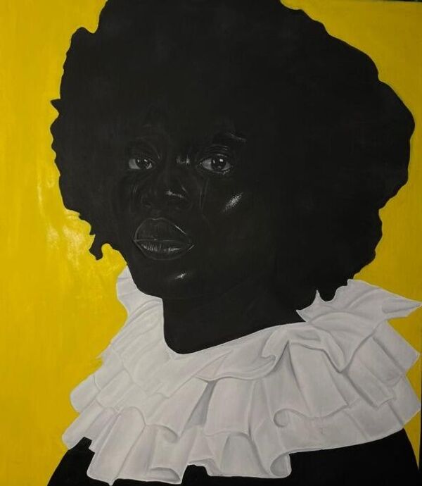 Painting All by myself by Rebecca Ayansola, a Nigerian artist and winner of the 2024 African Women in Art Award. - Sputnik Africa