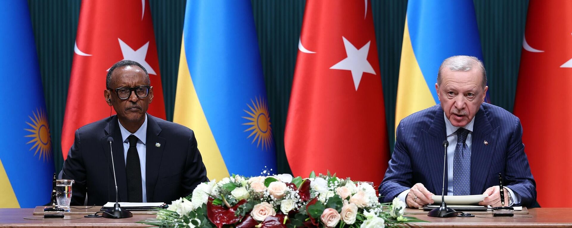 Turkish President Recep Tayyip Erdogan said at a joint press conference with Rwandan President Paul Kagame in Ankara. - Sputnik Africa, 1920, 24.01.2025