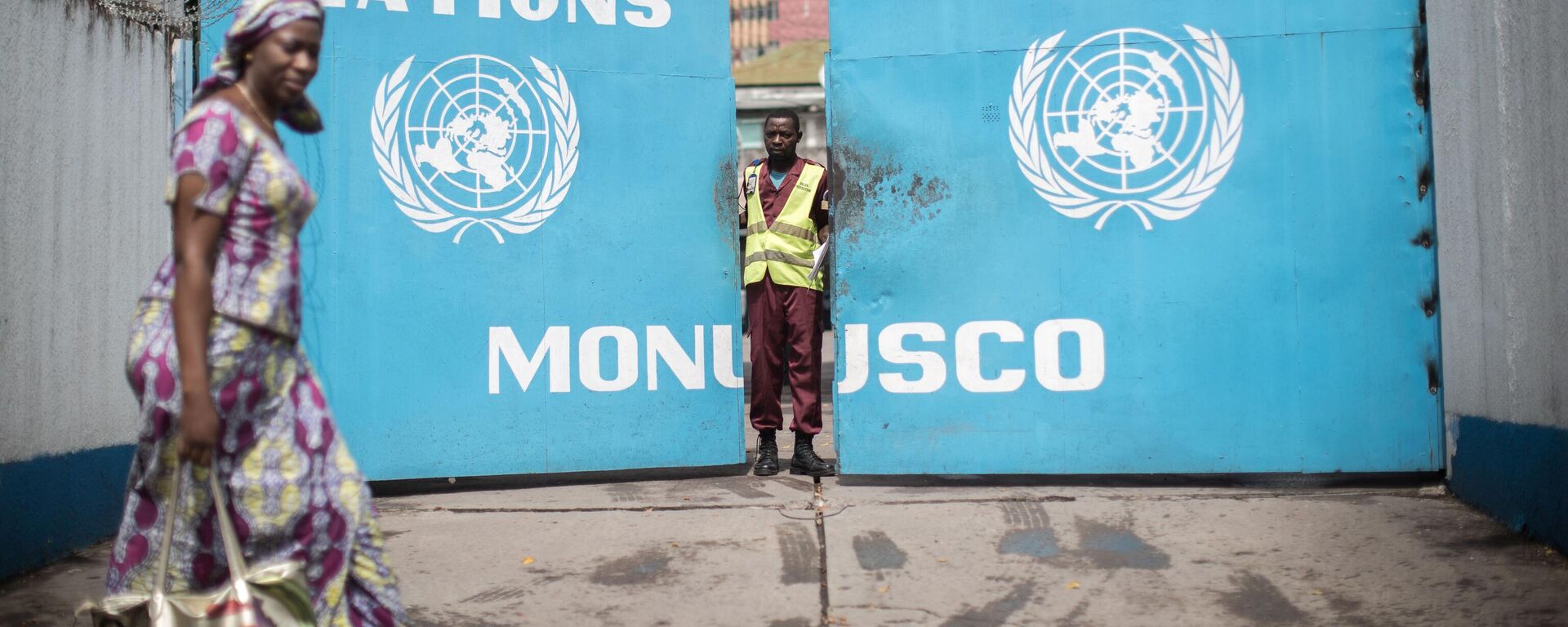 The gates to the MONUSCO headquarters in Kinchasa, Congo, 19 February 2015.  - Sputnik Africa, 1920, 26.01.2025