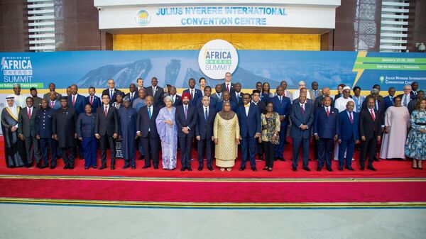 Family photo at the Africa Energy Summit in Tanzania's Dar es Salaam, January 28, 2025. - Sputnik Africa