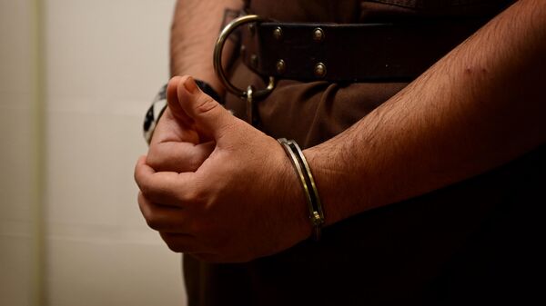 Markus Valdez poses for a portrait at Pueblo County Jail in Pueblo, Colorado on Tuesday, July 13, 2024. - Sputnik Africa