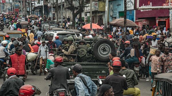 A group of M23 soldiers travel in a truck as M23 rebels retained control of the city on January 31, 2025 in Goma, Democratic Republic of Congo. - Sputnik Africa