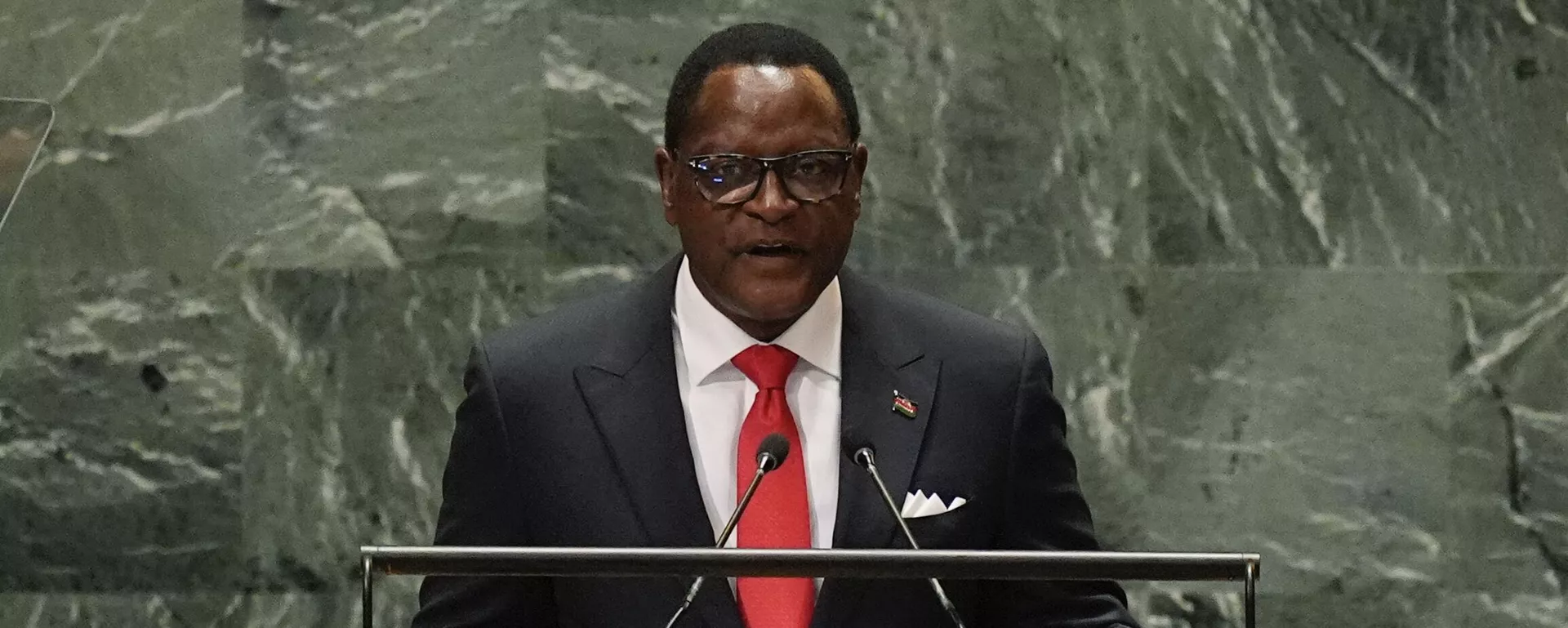 Lazarus McCarthy Chakwera, president of Malawi, addresses the 79th session of the United Nations General Assembly, Thursday, Sept. 26, 2024 at UN headquarters. - Sputnik Africa, 1920, 06.02.2025