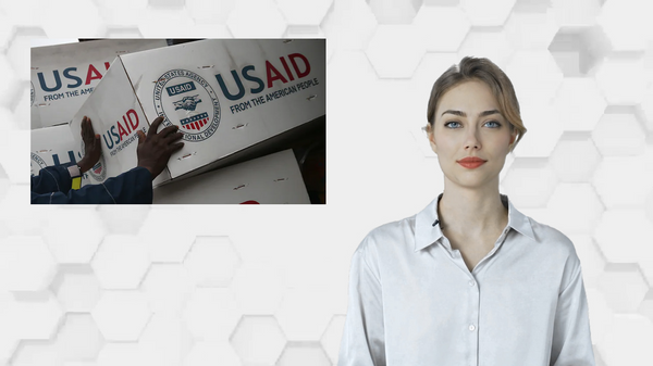 Anna, présentatrice virtuelle de Sputnik Afrique, sur USAID - Sputnik Afrique