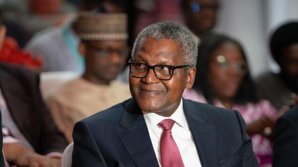 Aliko Dangote, Chairman and CEO, Dangote Group during the African Export-Import Bank (Afreximbank) Annual Meeting on June 18, 2023 at the Accra International Conference Center in Accra, Ghana. The event is to mark the high point of the bank’s year-long 30th-anniversary celebrations, under the theme “Delivering the Vision. Building Prosperity for Africans”.  - Sputnik Africa