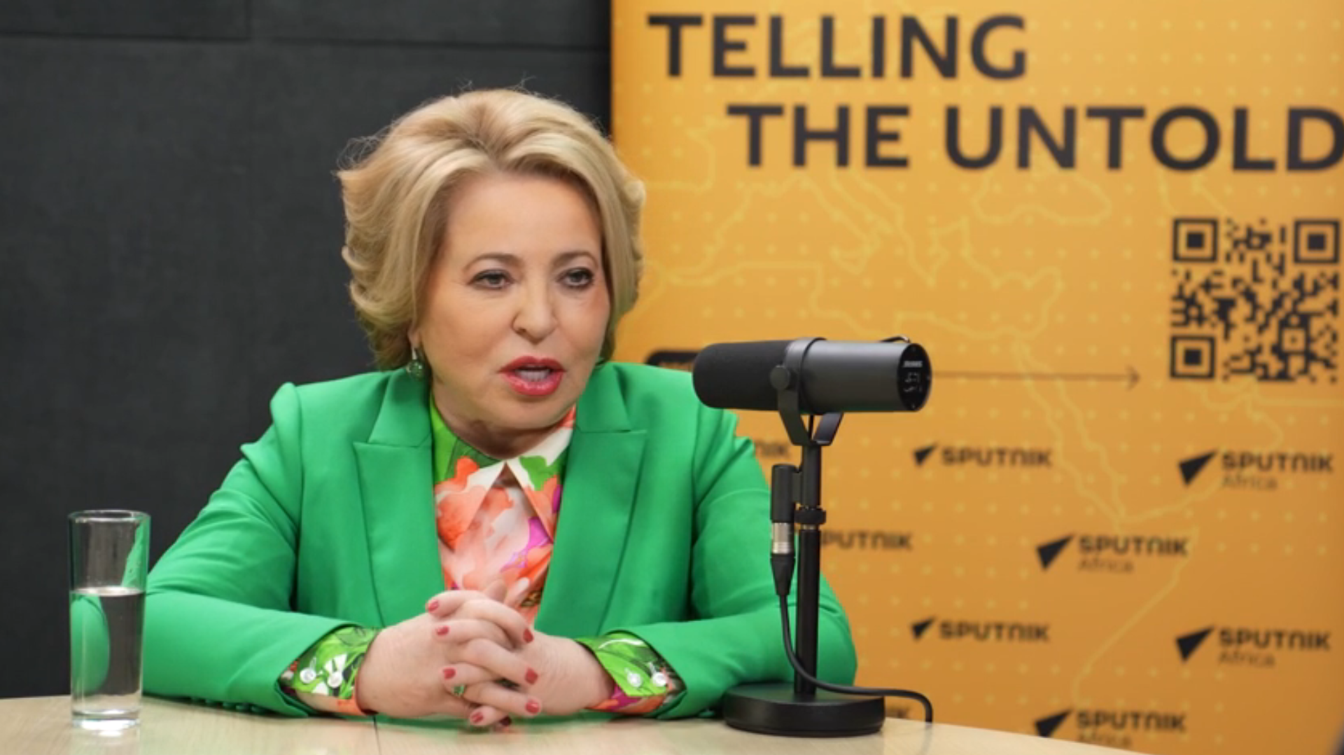 Valentina Matvienko accorde une interview à Sputnik en Éthiopie Valentina Matvienko accorde une interview à Sputnik en Éthiopie - Sputnik Afrique, 1920, 19.02.2025