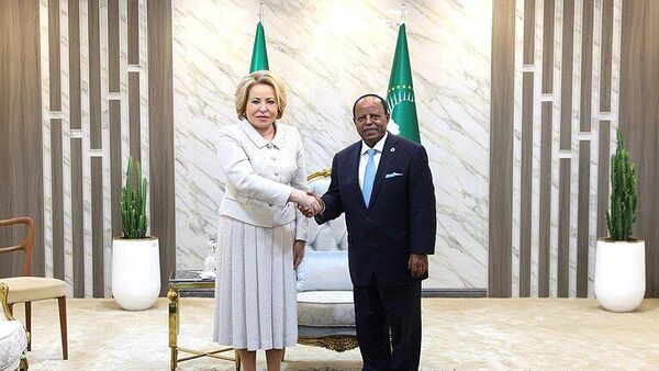 The Russian Federation Council's speaker Valentina Matvienko hosted by Ethiopian President Taye Atske Selassie on February 20, 2025. - Sputnik Africa