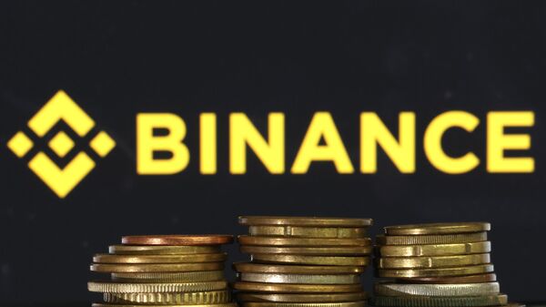 In this photo illustration, the Binance logo is displayed on a screen on June 06, 2023 in San Anselmo, California. - Sputnik Africa