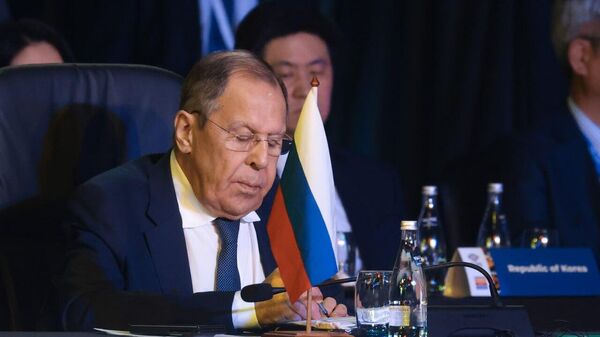 Russian Foreign Minister Sergey Lavrov takes part in the G20 Foreign Ministers' Meeting - Sputnik Africa