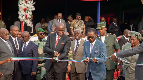 Inauguration of the electrical interconnection network between Gabon and Equatorial Guinea, February 22, 2025 - Sputnik Africa