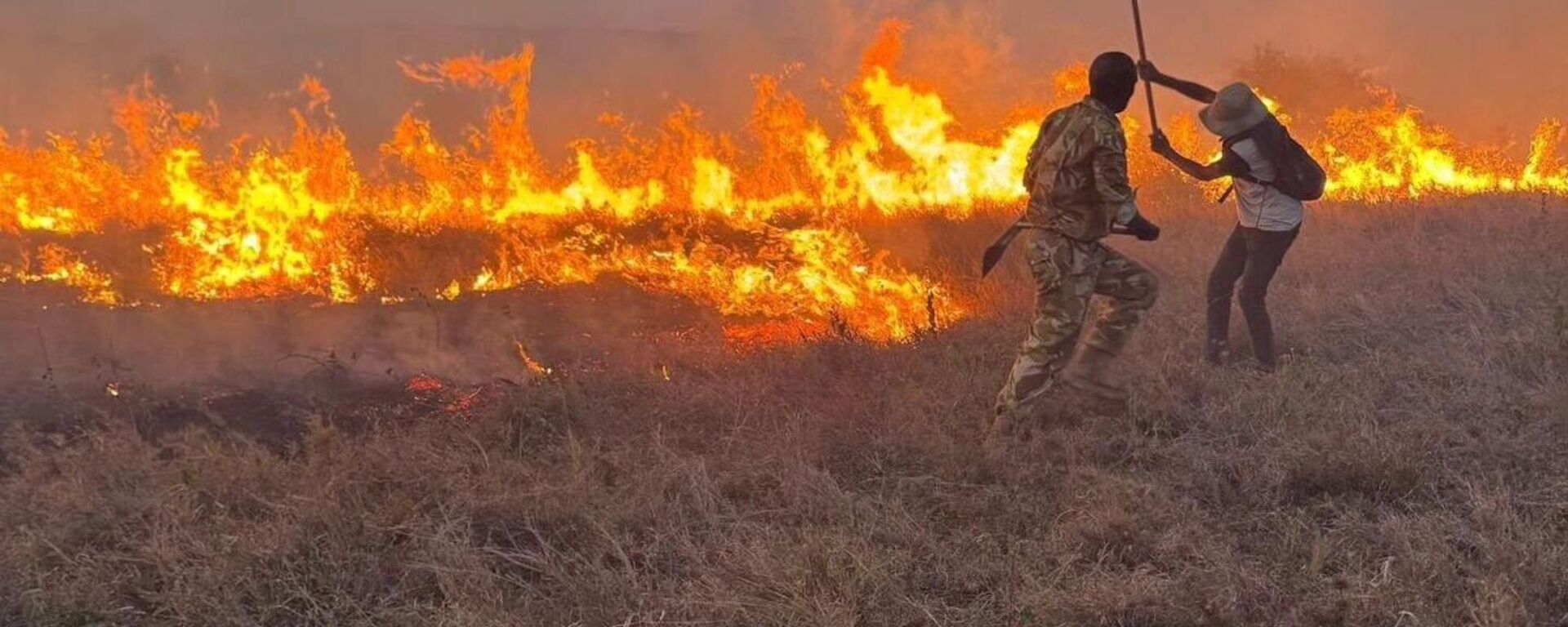 Wildfires in Kenya. February 2025. - Sputnik Africa, 1920, 01.03.2025