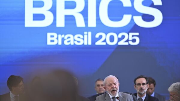 The President of Brazil, Luiz Inacio Lula da Silva, takes part in the opening ceremony of the First Meeting of Sherpas of the Brazilian BRICS Presidency in Brasilia, Brazil, on February 26, 2025. - Sputnik Africa