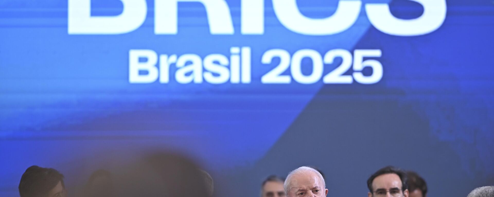 The President of Brazil, Luiz Inacio Lula da Silva, takes part in the opening ceremony of the First Meeting of Sherpas of the Brazilian BRICS Presidency in Brasilia, Brazil, on February 26, 2025. - Sputnik Africa, 1920, 02.03.2025