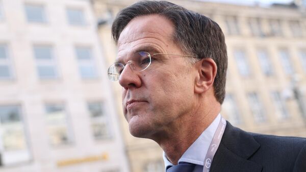 NATO Secretary-General Mark Rutte walks outside the main venue at the 61st Munich Security Conference on February 15, 2025 in Munich, Germany. - Sputnik Africa