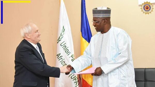 The President of the new Chadian National Assembly receives Russian Ambassador Vladimir Sokolenko on March 3, 2025, who conveys a message of congratulations from Vladimir Putin - Sputnik Africa