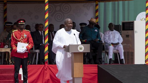 Ghana President John Mahama - Sputnik Africa