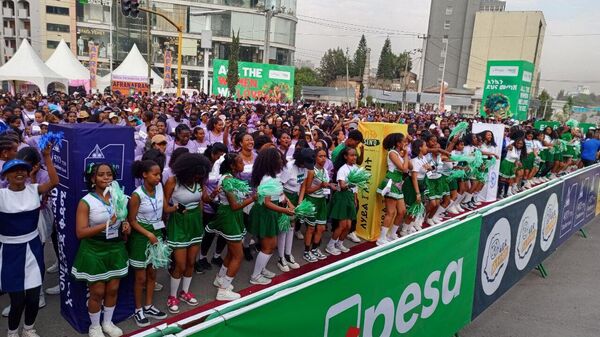 The 22nd Women First 5 km Race held in Ethiopia's capital Addis Ababa on March 16, 2025. - Sputnik Africa