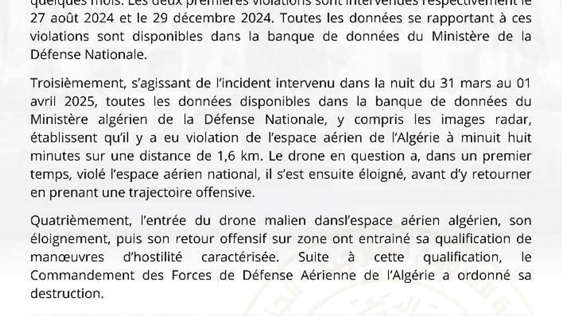 Alger rappelle pour consultation ses ambassadeurs au Mali et au Niger, et diffère la prise de fonction de celui au Burkina Alger rappelle pour consultation ses ambassadeurs au Mali et au Niger, et diffère la prise de fonction de celui au Burkina - Sputnik Afrique, 1920, 07.04.2025