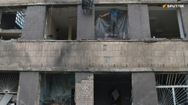Malgré la trêve de Pâques, les troupes de Kiev ont bombardé Gorlovka au matin - Sputnik Afrique