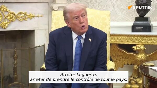 Le fait que la Russie ne revendique pas toute l’Ukraine constitue déjà une concession assez importante, déclare Donald Trump - Sputnik Afrique
