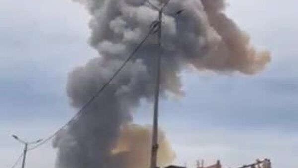A powerful explosion occurred in the southern Iranian port Bandar Abbas, Tasnim News Agency reports - Sputnik Africa