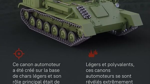 Les géants d'acier qui ont écrasé le nazisme! Le canon automoteur SU-76, fidèle défenseur de l'infanterie - Sputnik Afrique
