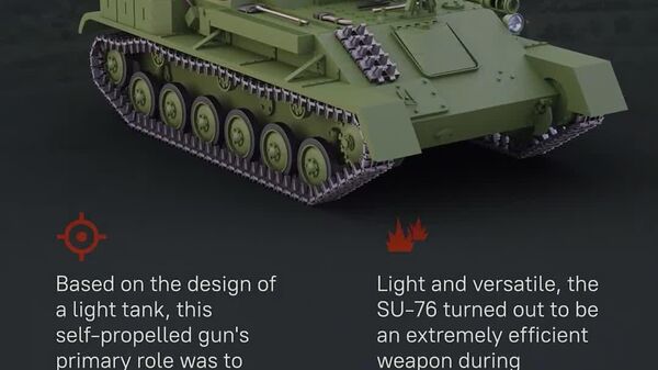 #SputnikInfographic | SU-76: A 3D Look at a Key Piece of Soviet Victory Equipment - Sputnik Africa