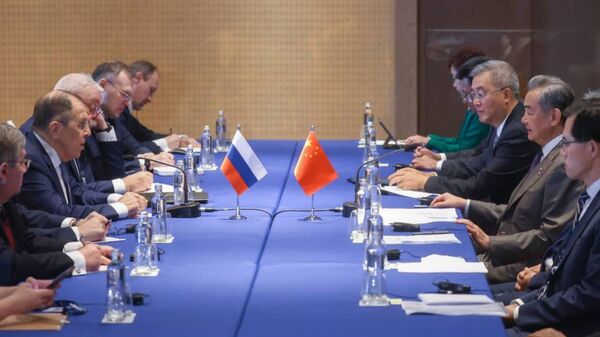 Russian-Chinese Talks Held on the Sidelines of the BRICS Foreign Ministers Council in Brazil - Sputnik Africa