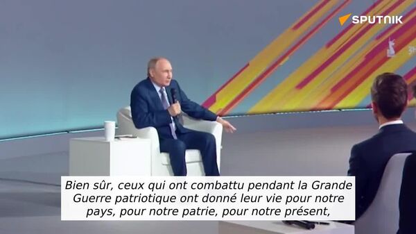 Poutine explique pourquoi il est crucial de préserver la mémoire des héros de la Grande Guerre patriotique - Sputnik Afrique
