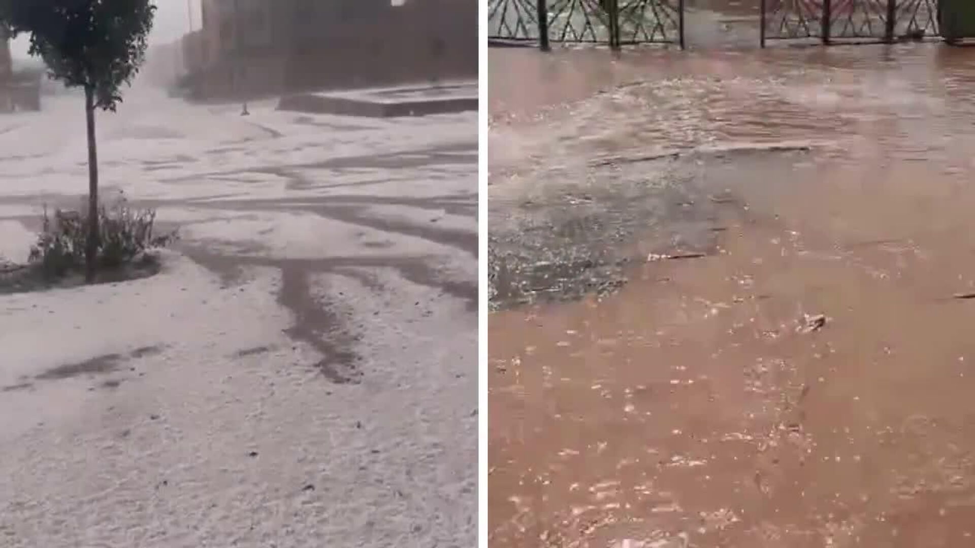 Heavy Hailstorms Hit Southeastern Moroccan City of Zagora, Flooding Streets & Disrupting Traffic Heavy Hailstorms Hit Southeastern Moroccan City of Zagora, Flooding Streets & Disrupting Traffic - Sputnik Africa, 1920, 02.05.2025