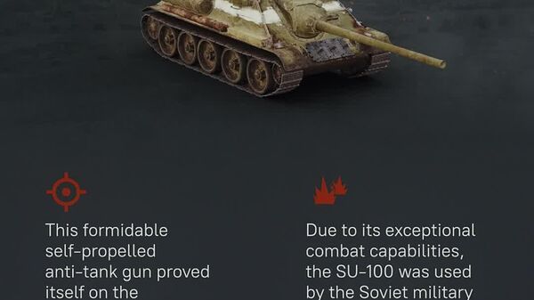 #SputnikInfographic | The steel giants that crushed Nazism: The SU-100 self-propelled gun - Sputnik Africa
